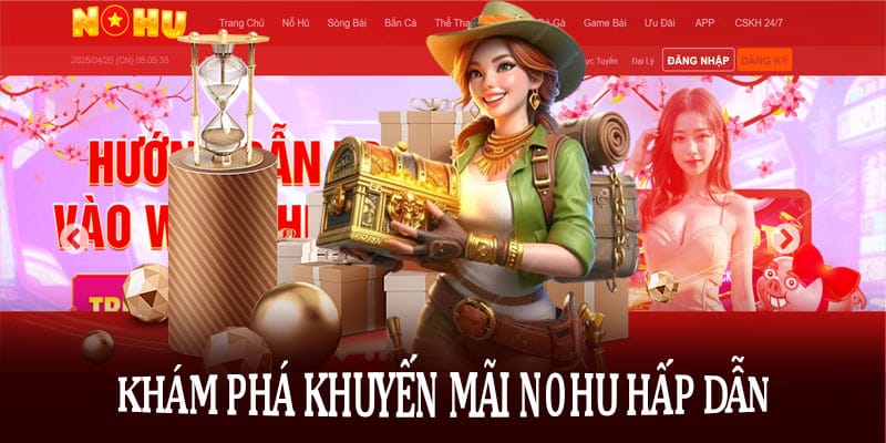 Hướng dẫn nhận khuyến mãi mỗi ngày tại Nohu
