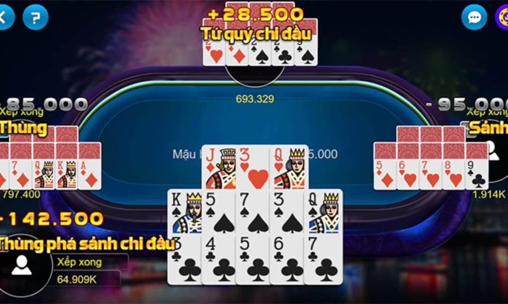 Đồ họa chân thực của Phỏm Tá Lả tại Nohu mang đến trải nghiệm đánh bài sống động!