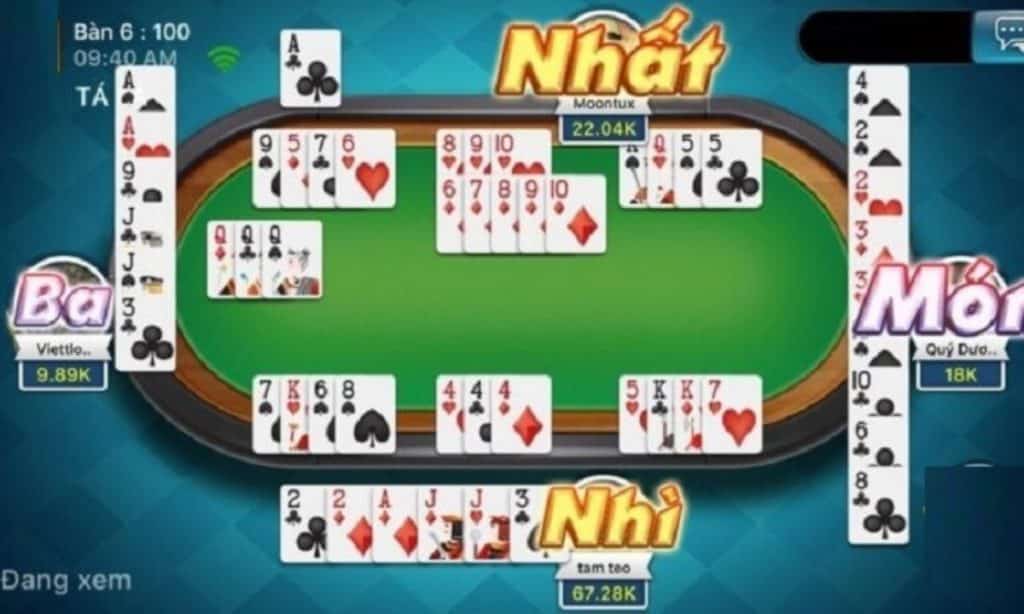 Đồ họa sống động của Tiến Lên Miền Nam tại Nohu mang đến trải nghiệm đánh bài chân thực!